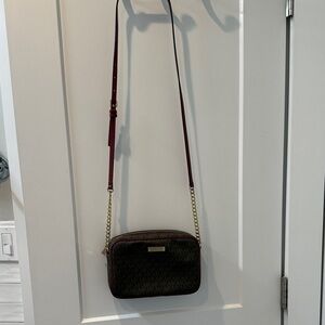 Michael Kors Dark Brown Crossbody Bag